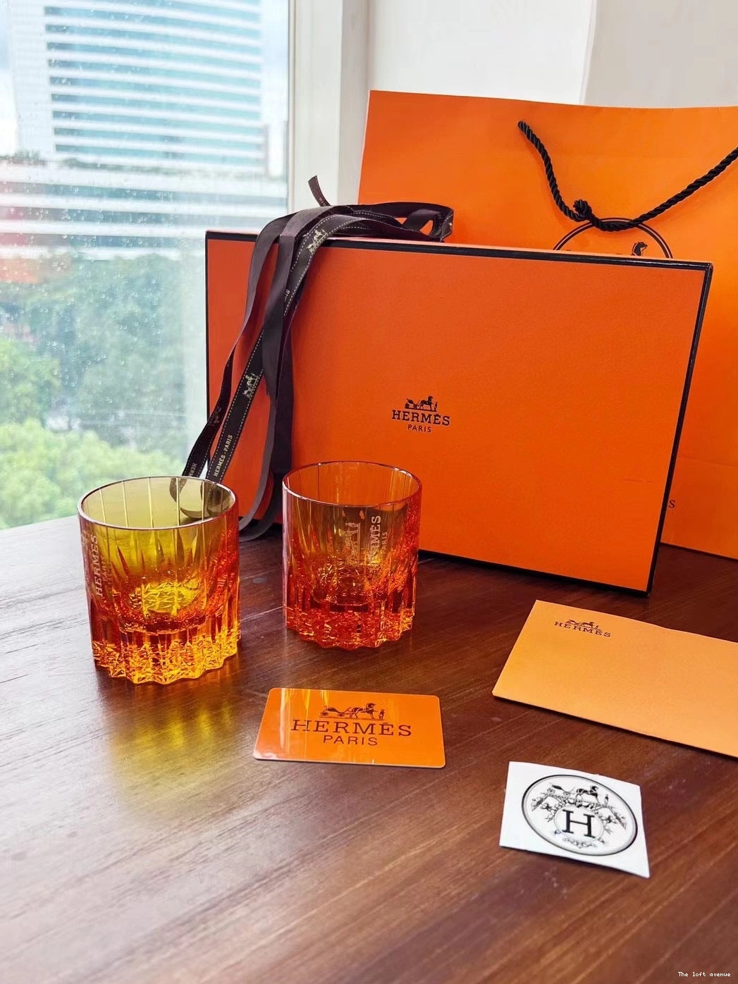 CUPS GLASSWARE HERMES 0730